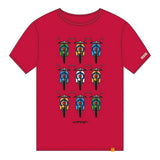 Short Sleeve T-Shirt Cállate la Boca   Red Motorbike/M